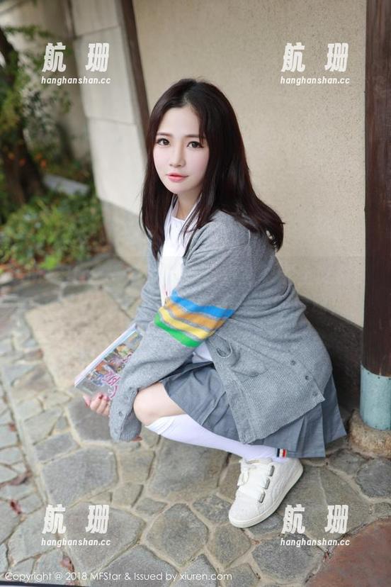 MFStar模范学院-艾莉Evelyn MFStar模范学院 - 当白衬衫遇上艾莉Evelyn,高清原图中不一样的灵动!