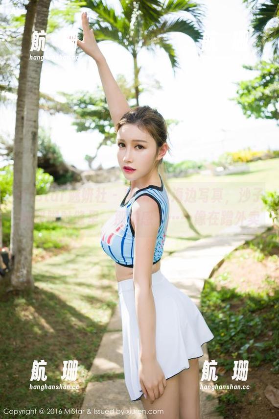 MiStar魅妍社-Miki兔 MiStar魅妍社 - Miki兔海边写真,沙子跑到脚趾缝里,那种感觉……像在蹭外卖